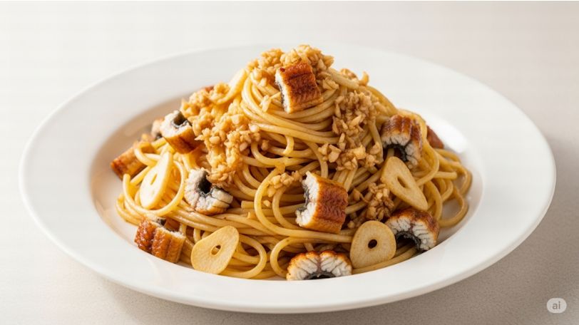 うなぎパスタ