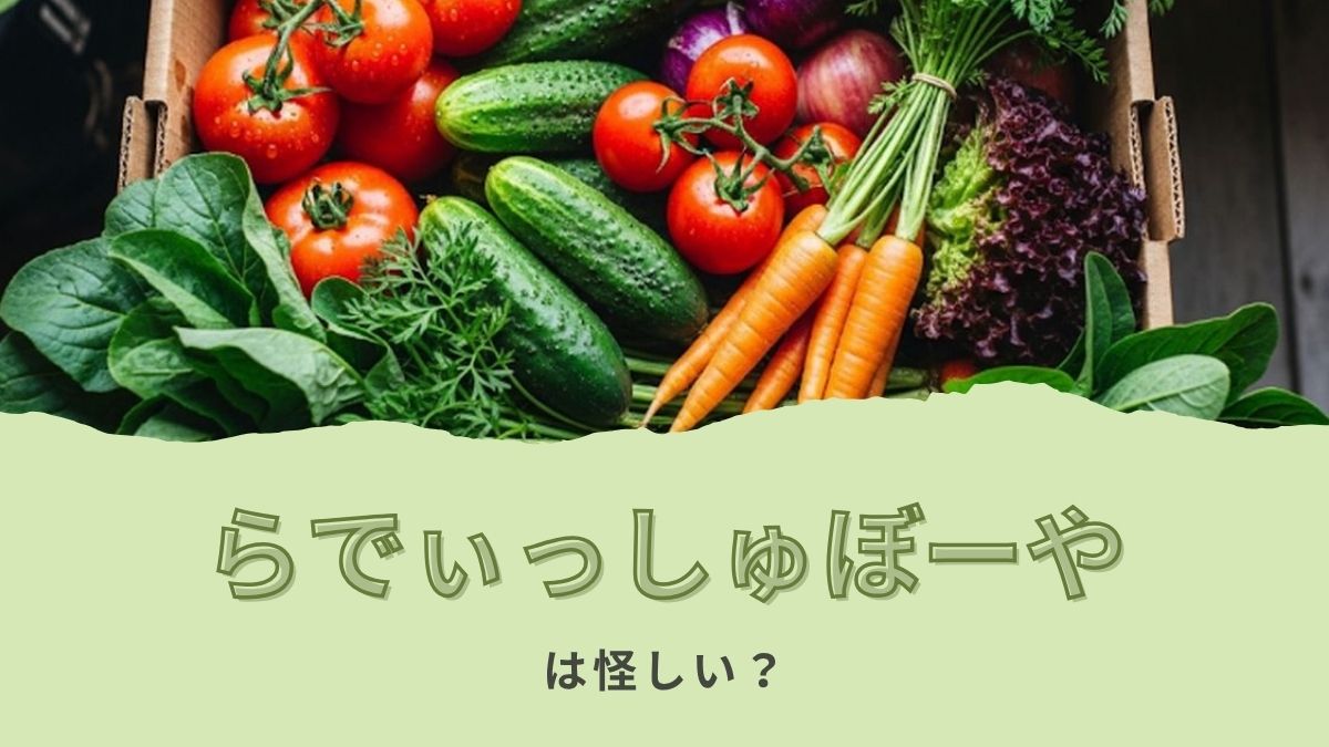 らでぃっしゅぼーやは怪しい？口コミと実態を調査し真相解明